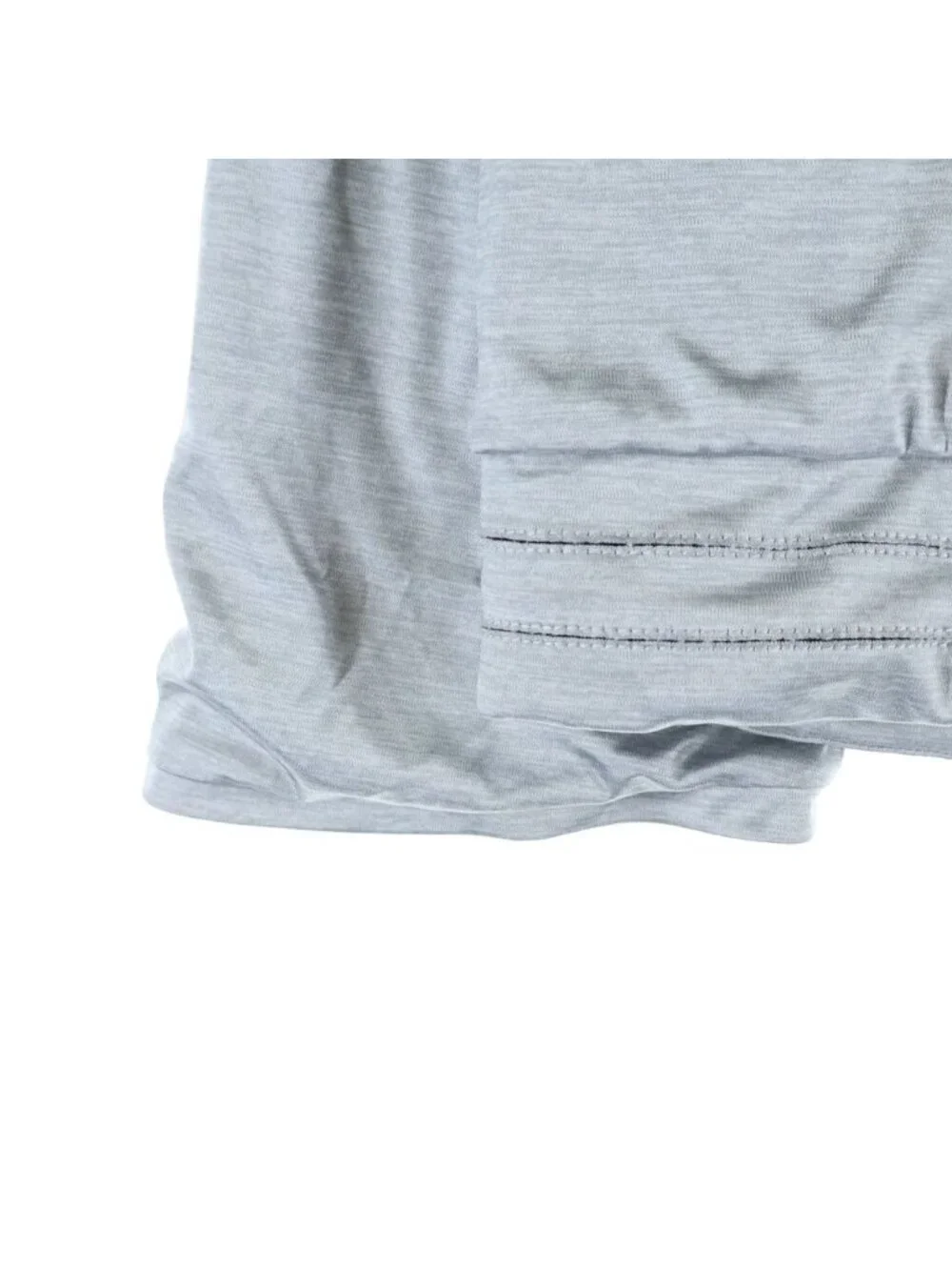 Chanel CC Logo Metallic Silver Set Polyester Top Jogger Pants